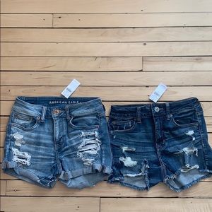 American eagle jean shorts